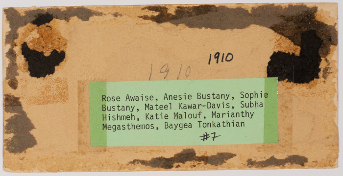 The Friends Girls School Graduates in 1910
