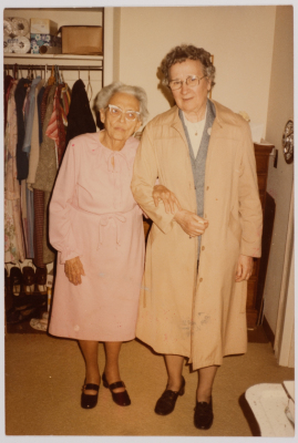 Mildred White and Anna Langston