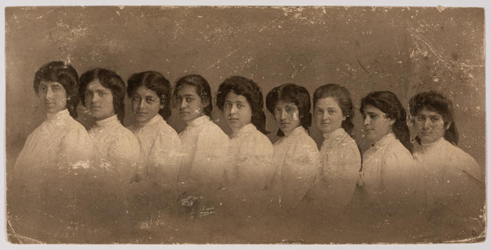 The Friends Girls School Graduates in 1910
