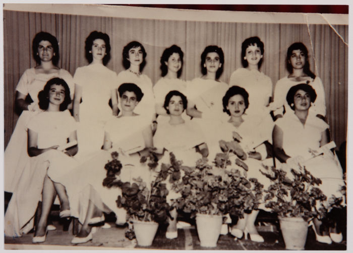 The Friends Girls School Graduates in 1957
