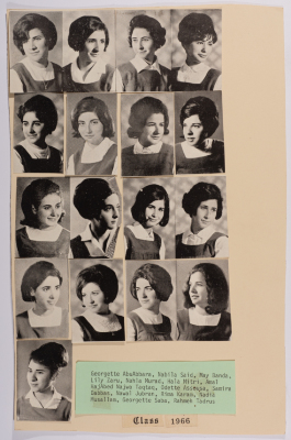 The Friends Girls School Graduates in 1966
