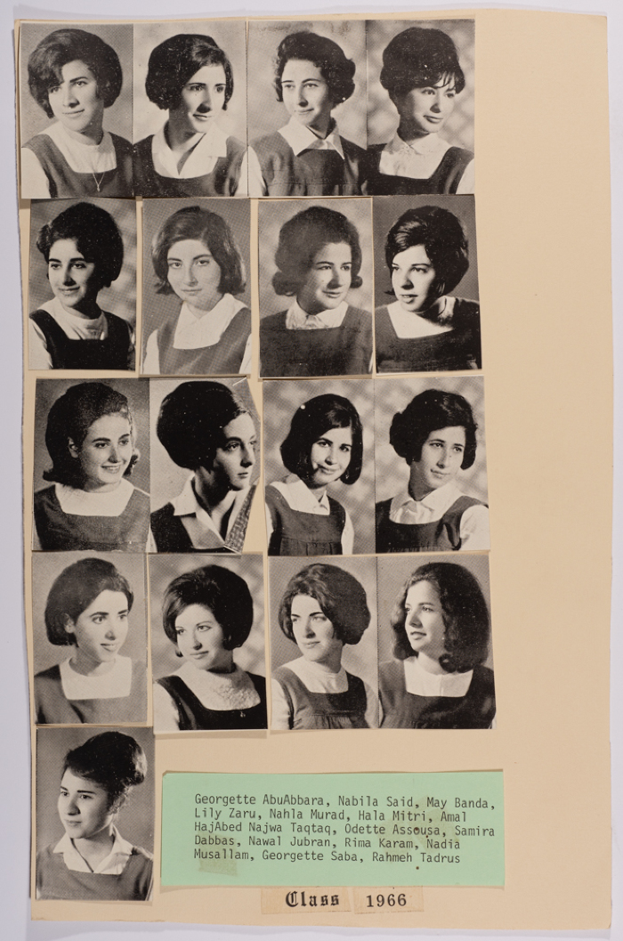The Friends Girls School Graduates in 1966
