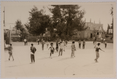 A Group of Students Playing Outside 