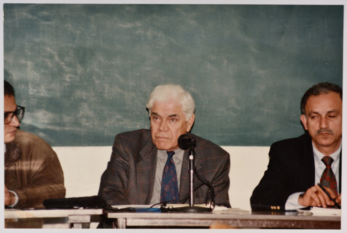 Three Men in a Meeting
