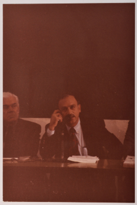 A Man in a Meeting