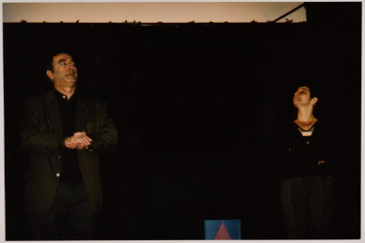 A Man and a Woman During a Play Performance  