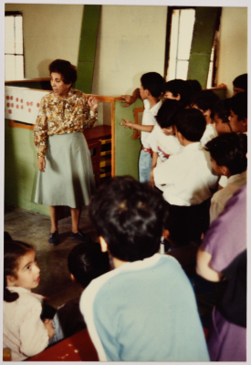 Teacher and Her Students 