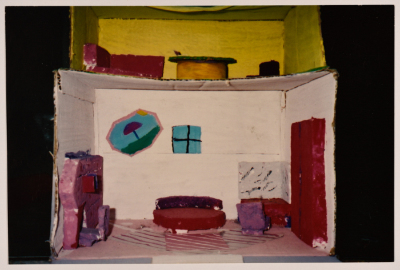 A Handmade Model of a House  