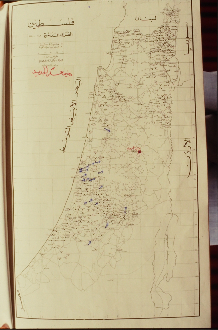 خارطة اللجوء إلى مخيم عسكرالجديد