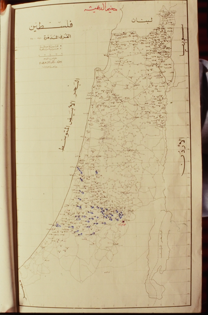 A Map of Refuge to Duheisheh Refugee Camp
