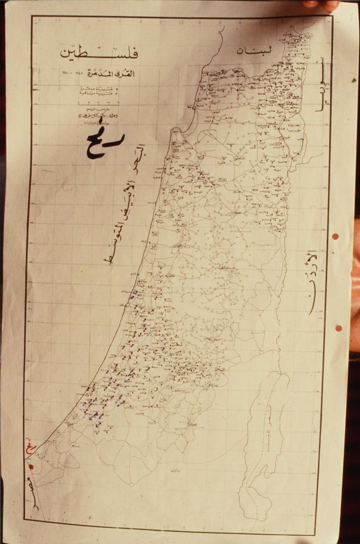 A Map of Refuge to Rafah Refugee Camp