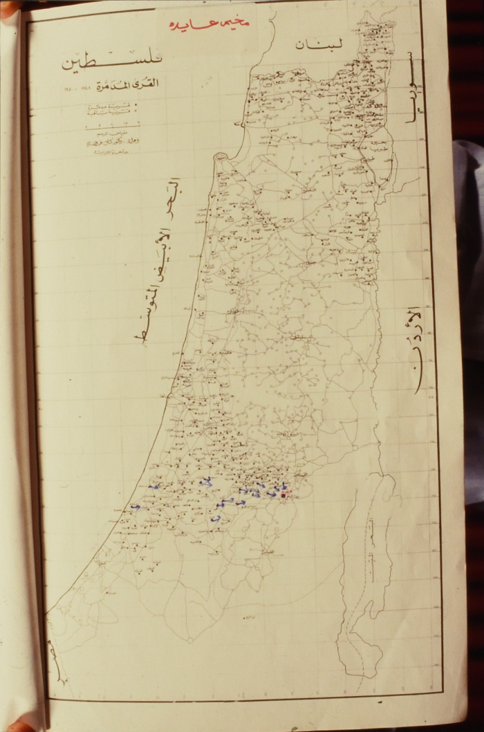خارطة اللجوء إلى مخيم عايدة