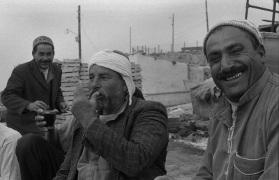 صيّادون على شاطئ بحرغزة