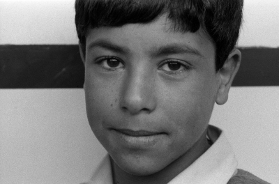 A child from the Abu Libdeh Family During Curfew, al-Amari Camp, 1988