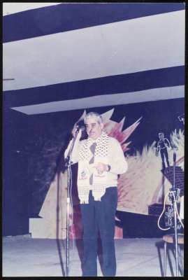 Tawfiq Zayyad Giving a Speech