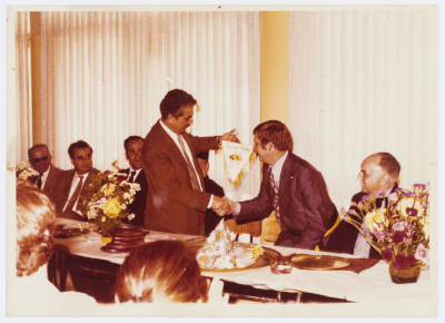 An Honoring Ceremony at Nazareth Municipality, the 1970s