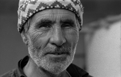 A Man From the Abu Libdeh Family During Curfew, al-Amari Camp, 1988