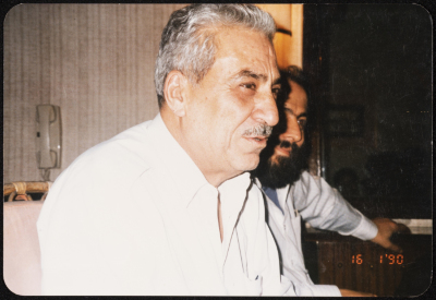 Tawfiq Zayyad with Muṣtafa el-Kurd