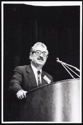 Tawfiq Zayyad Participating in a Conference in Tokyo, 1983