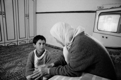 Mohammad Abu Libdeh Talks With His Mother During Curfew, al-Am