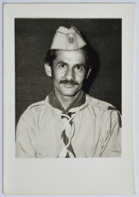 أحد أعضاء مجموعة اتحاد شبان الطيبة 