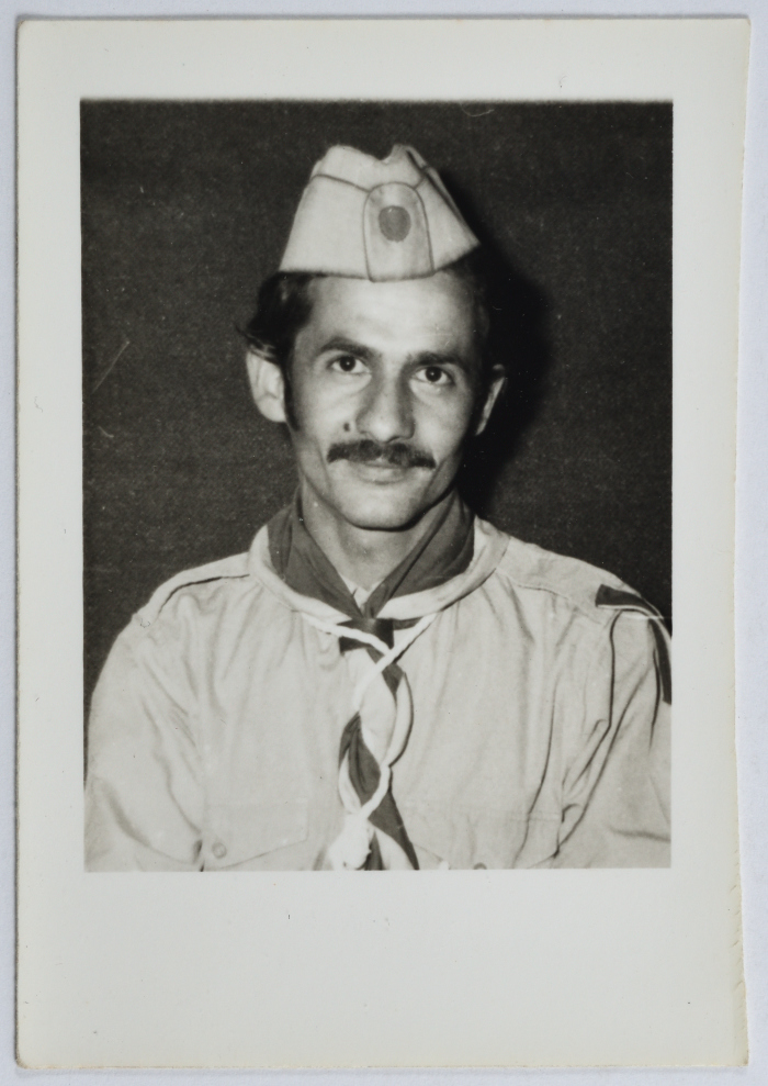 أحد أعضاء مجموعة اتحاد شبان الطيبة 