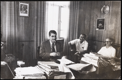 Tawfiq Zayyad at Nazareth Municipality, the 1970s