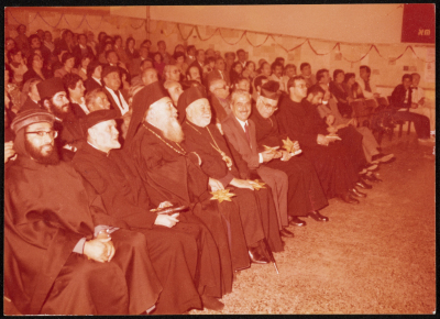 Tawfiq Zayyad at a Christmas Celebration in Nazareth
