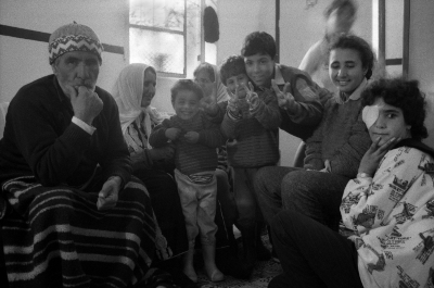 Abu Libdeh Family and Their Neighbors During Curfew, al-Amari Camp, 1988