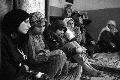 مراسم عزاء شهيد فلسطيني، كفر نعمة، 1988

