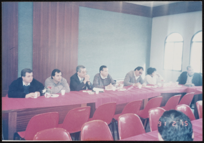 A Farewell Ceremony for the Director of the Water Department in Nazareth Municipality, 1991