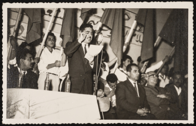 Tawfiq Zayyad at a Public Meeting