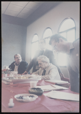 A Farewell Ceremony for the Director of the Water Department in Nazareth Municipality, 1991