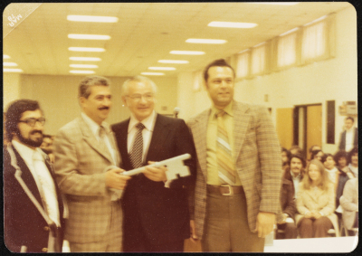 Tawfiq Zayyad at the Honouring Ceremony, 1978