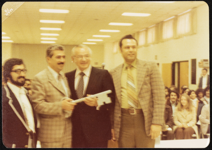 Tawfiq Zayyad at the Honouring Ceremony, 1978
