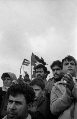 جنازة شهيد فلسطيني، كفر نعمة، 1988