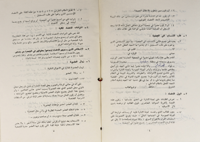 The Model Bylaws of the Olive Pressing and Marketing Cooperatives, 20 April 1981