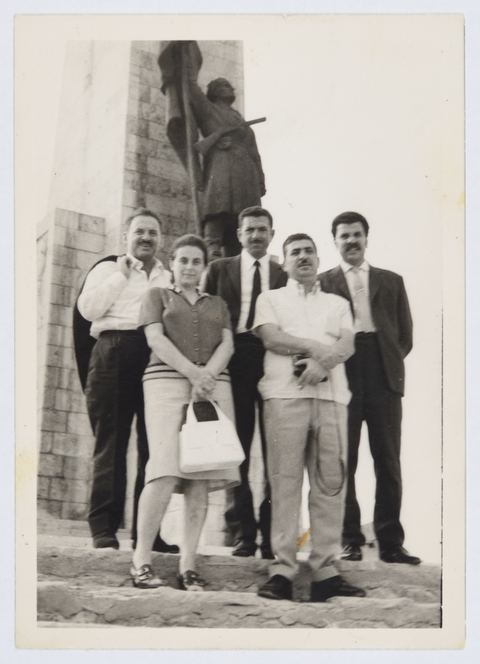 Tawfiq Zayyad with a Delegation 