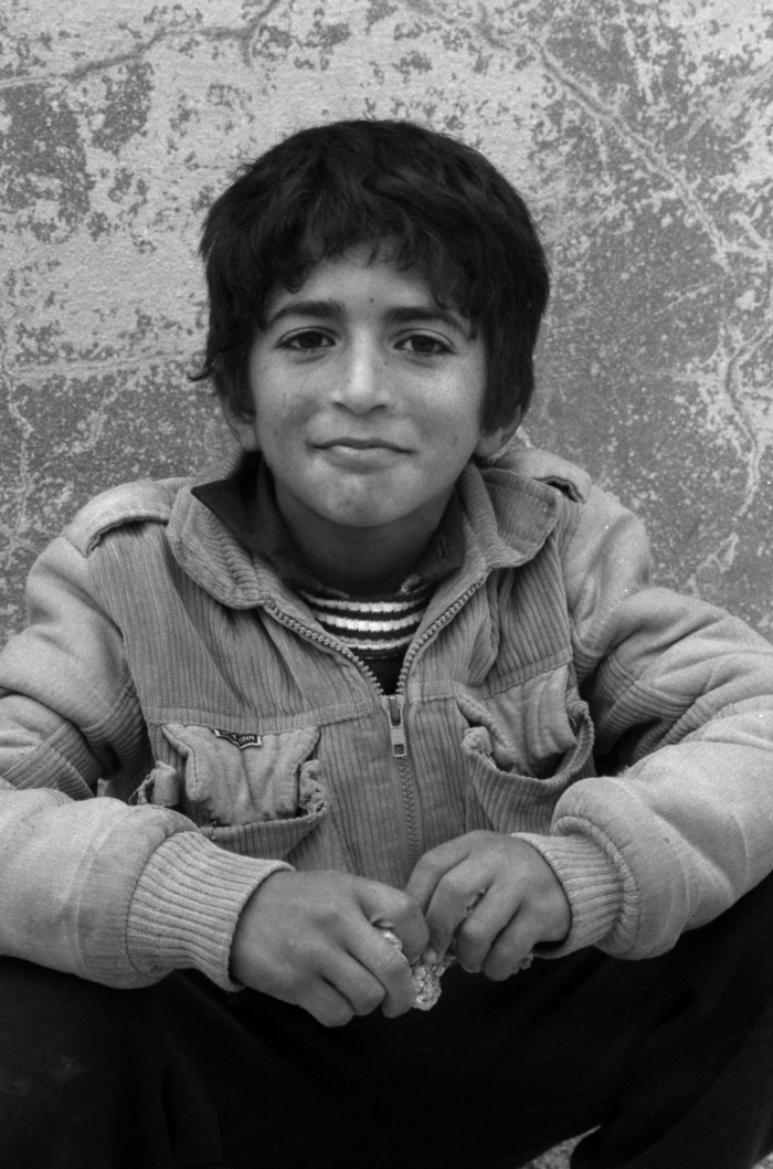 Streets of Qalandiya Palestinian Refugee Camp, First Intifada