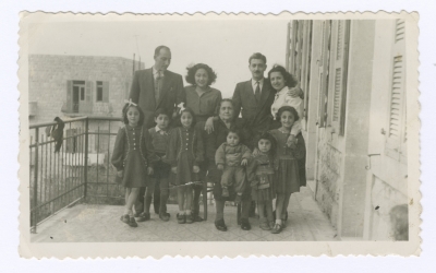 A photo of the Habibi and Gibran family members