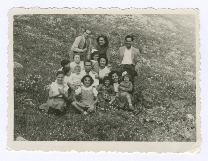 A photo of Emile Habibi's family