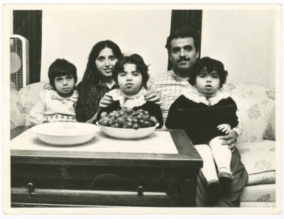 Tarq  Abu Khdair with his Family