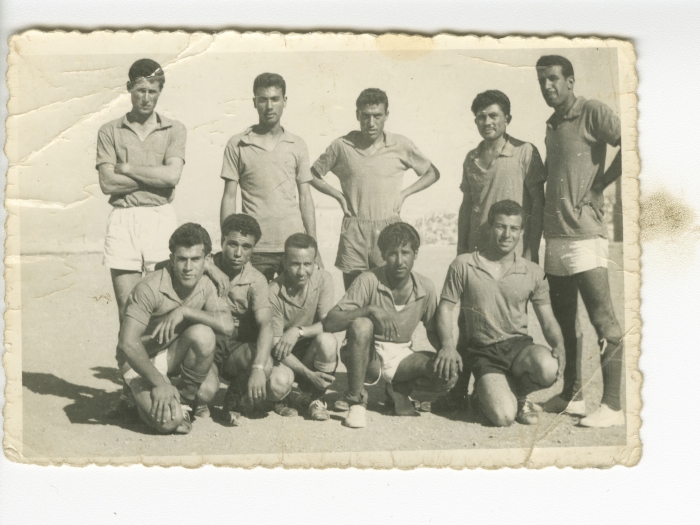 Farid  Shhada with Qalandiya Palestinian Refugee Camp Team