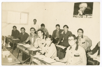 ʿaziz ʾabu Khdair in Hasharon (Telmond) Prison.
