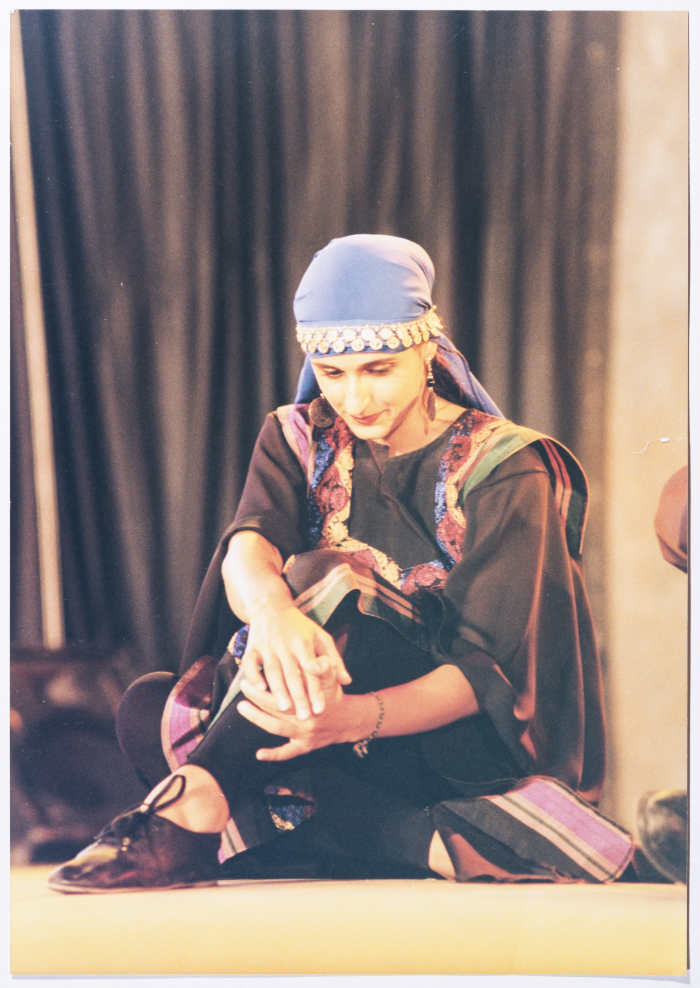 A Glimpse of el-Funoun Palestinian Popular Dance Troupe’s Performing at the Palestine International Festival,1996