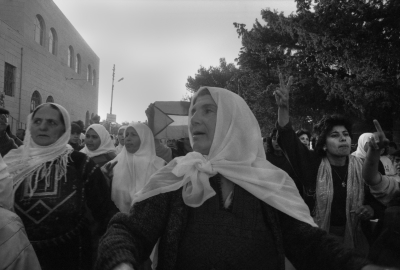 A Demonstration Heading Ramallah