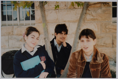 طلبة من مدرسة الفرندز، رام الله، 1994