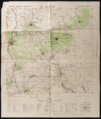 Map of al-Bireh, Palestine