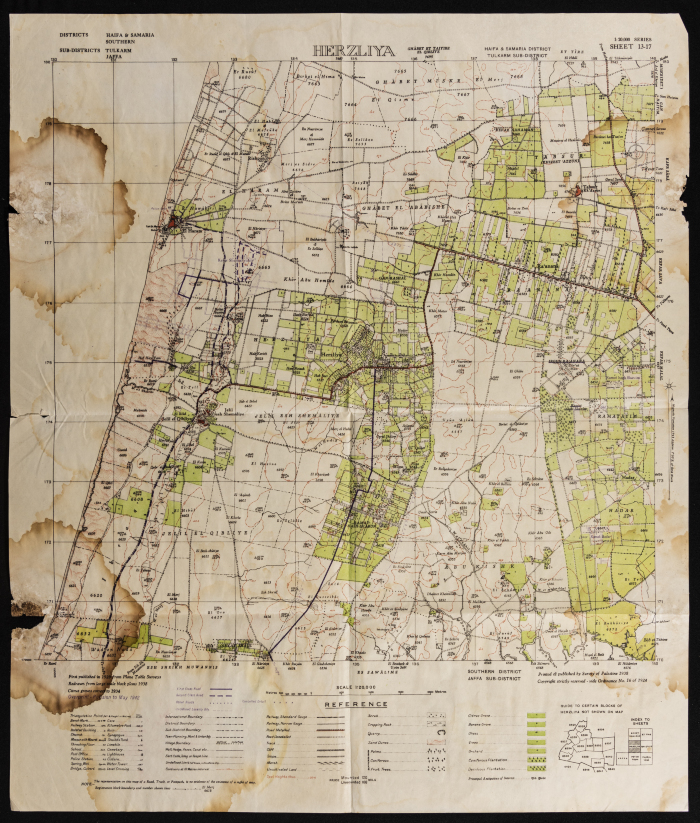 Map of Herzliya