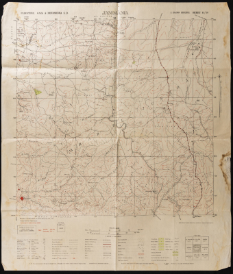 Map of al-Jamama, Palestine